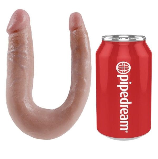 KING COCK - U-SHAPED SMALL DOUBLE TROUBLE FLESH 12.7 CM 4